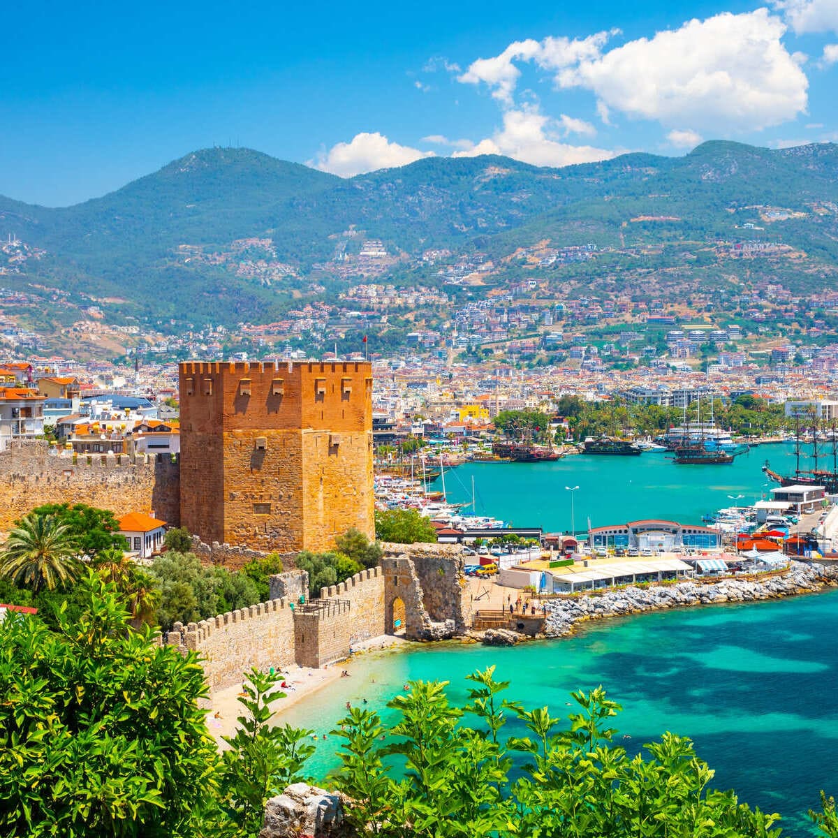 Alanya Castle In Turkey