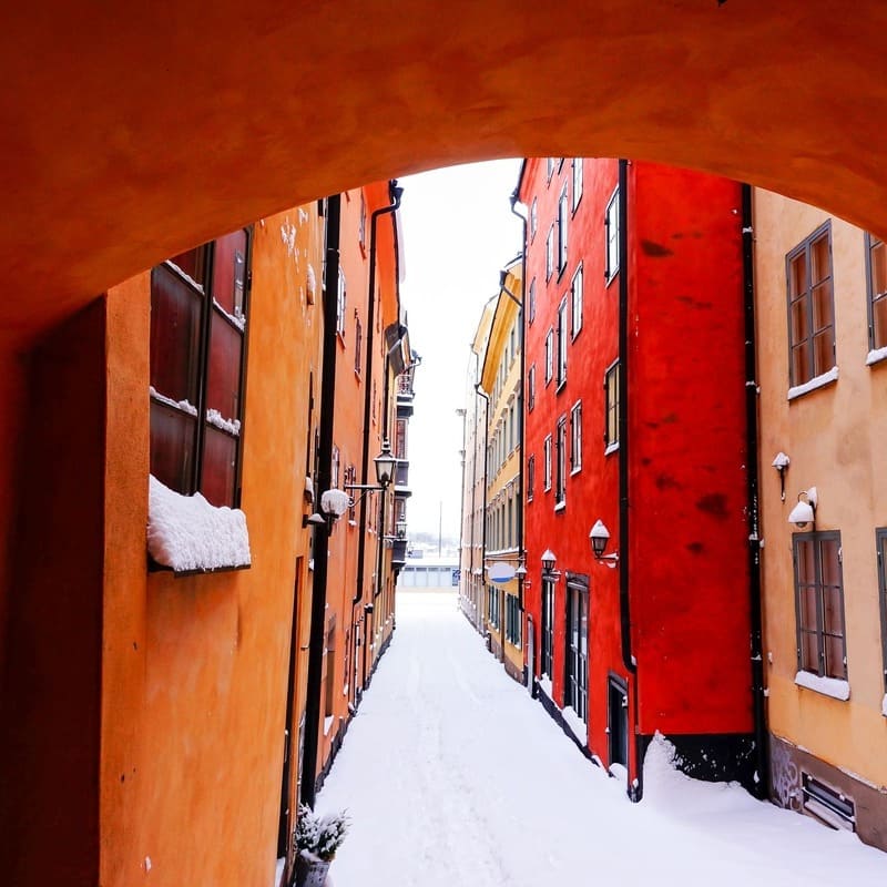 Archway In Gamla Stan, Stockholm, Sweden