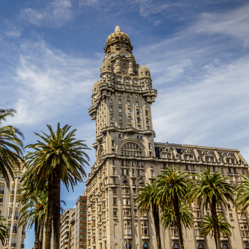 Eclectic Architecture In Montevideo, Uruguay