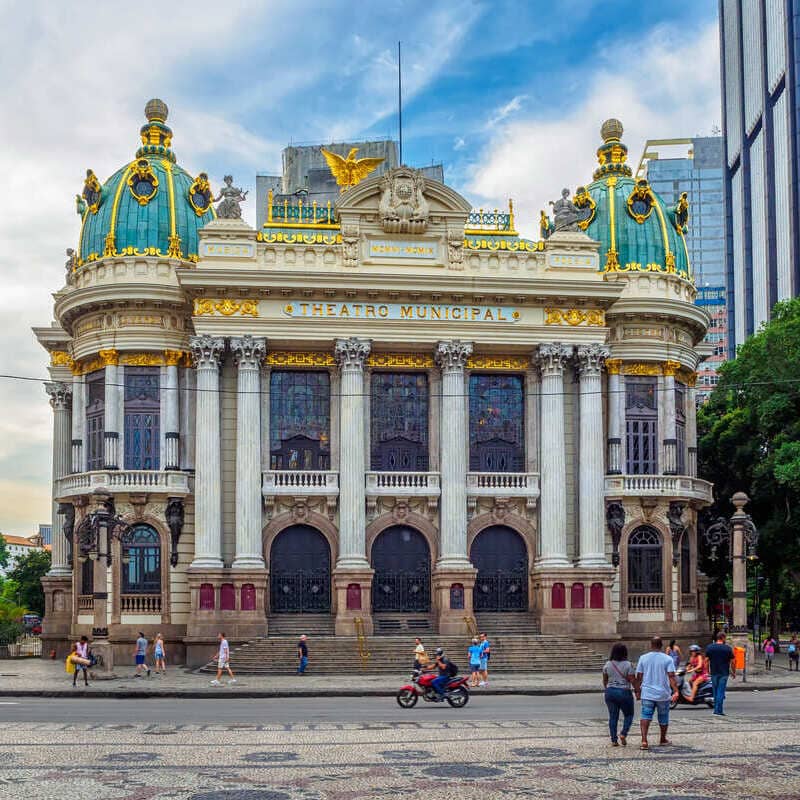 Colonial-Era Theater In Rio de Janeiro, Brazil