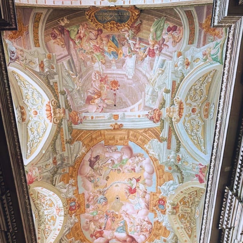 Frescoed Ceiling In A Lviv Church, Ukraine