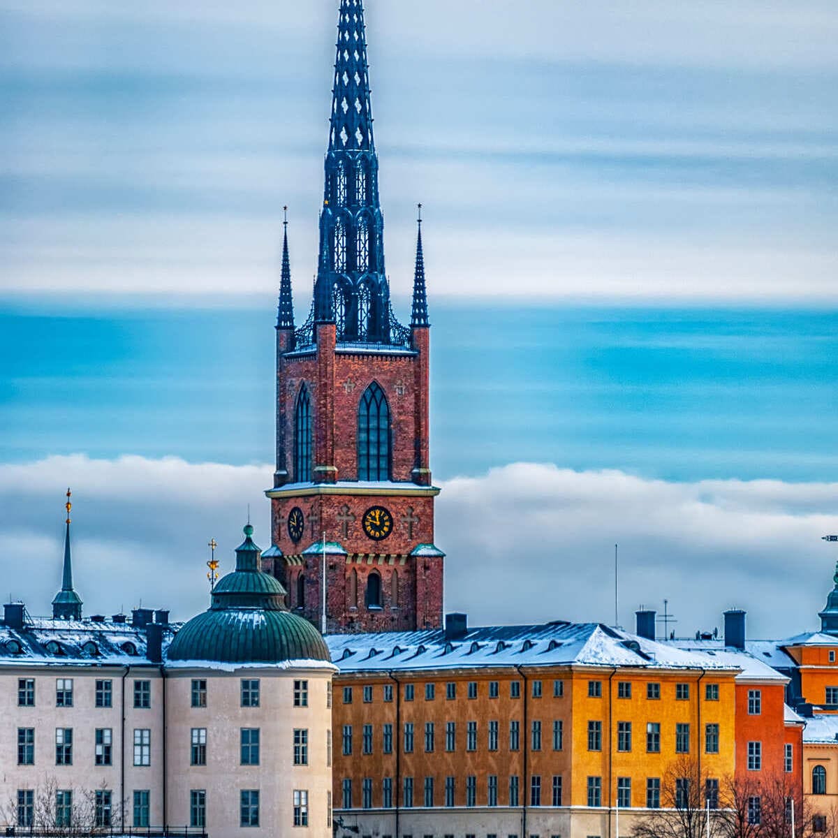 Gamla Stan Cathedral In Stockholm, Sweden