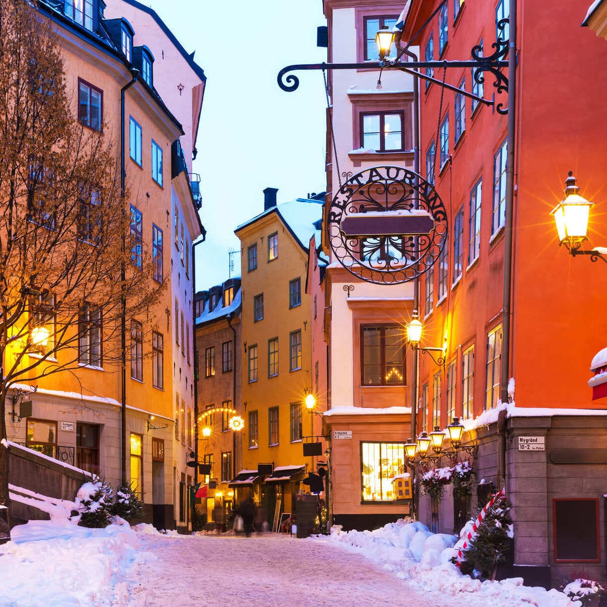 Gamla Stan In Winter, Stockholm, Sweden