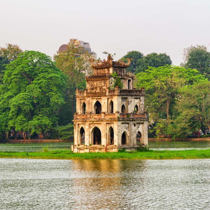 Historic Turtle Tower In The Middle Of A Lake In Hoi An, Vietnam, Southeast Asia.jpg