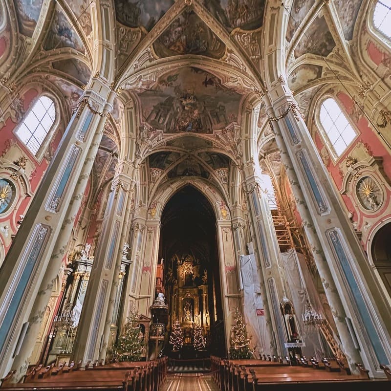 Interior Of The Latin Cathedral In Lviv, Ukraine