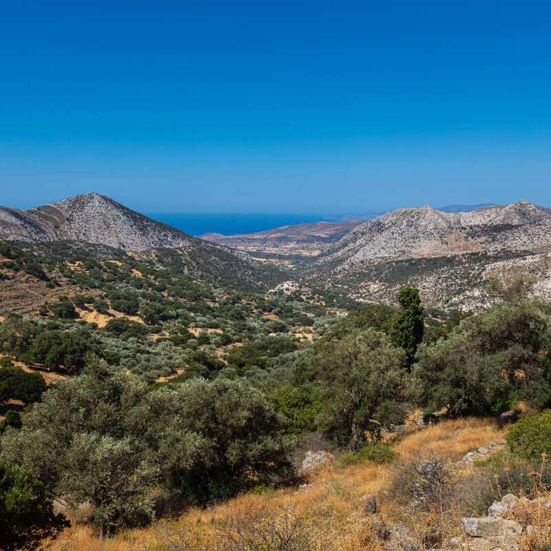 Landscape Of Naxos In Greece