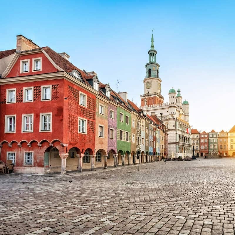 Old Town Square In Poznan, Poland