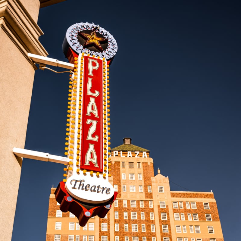 Plaza Theater and Plaza Hotel in El Paso