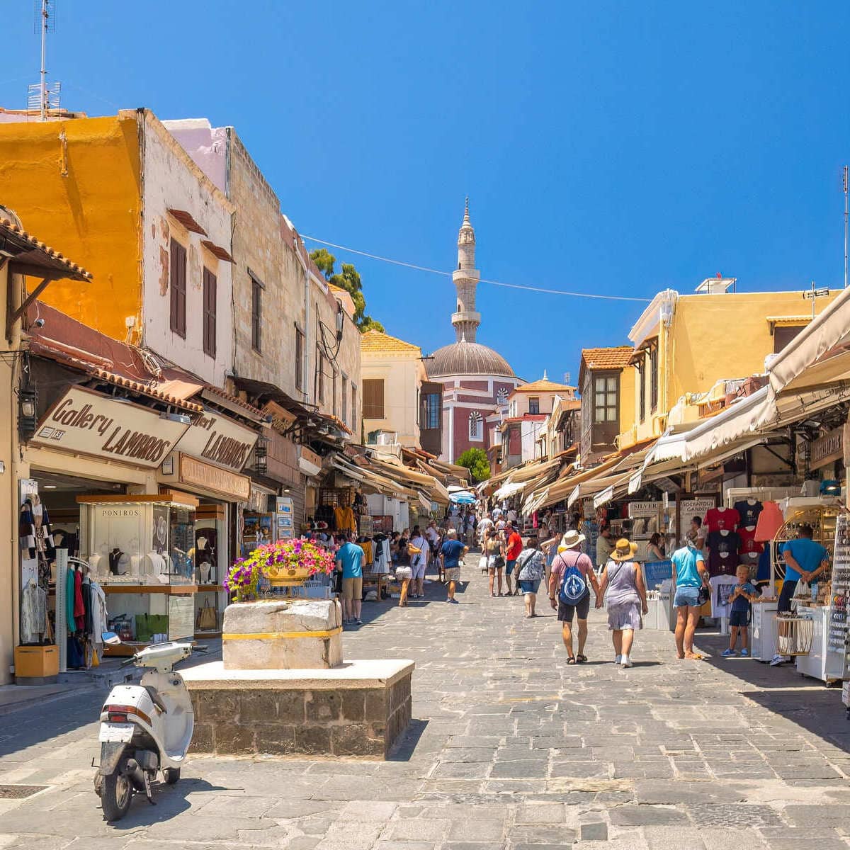 Rhodes Old Town In Greece