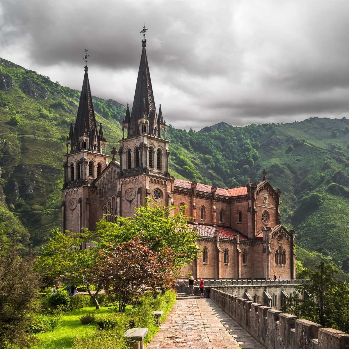 Sanctuary Of Covadonga, Asturias, Spain