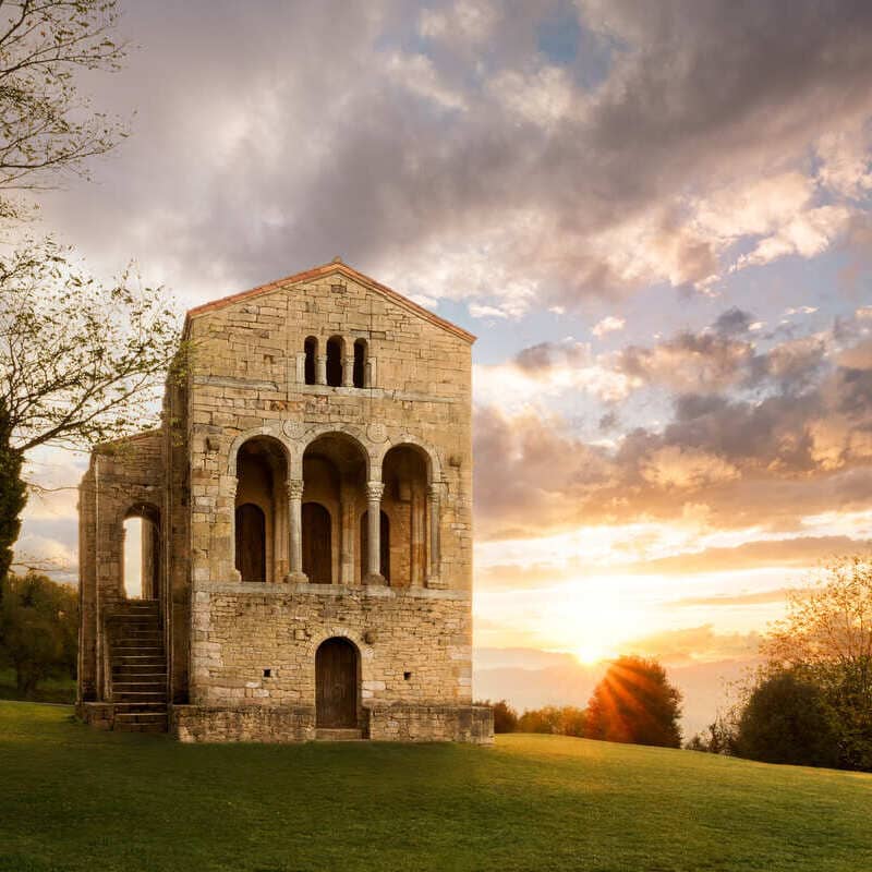 Santa Maria del Naranco In Oviedo, Spain