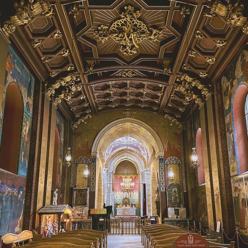 The Interior Of The Armenian Cathedral In Lviv, Ukraine