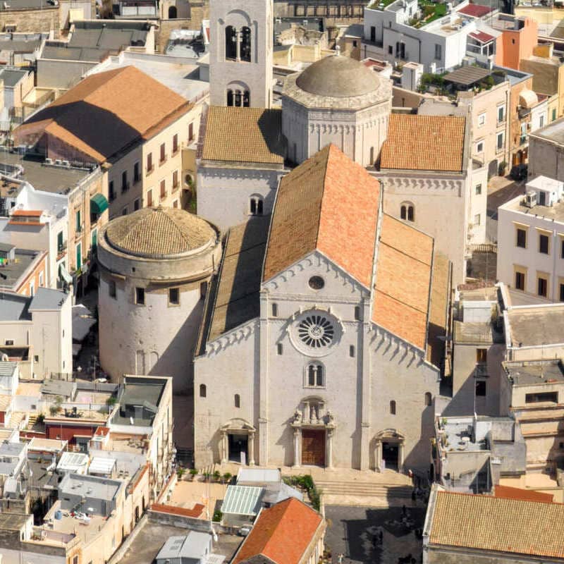 Aerial View Of Central Bari, Italy