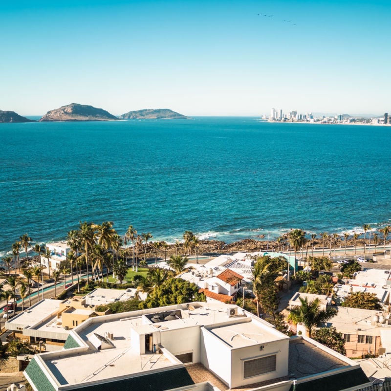 Aerial view of Mazatlan