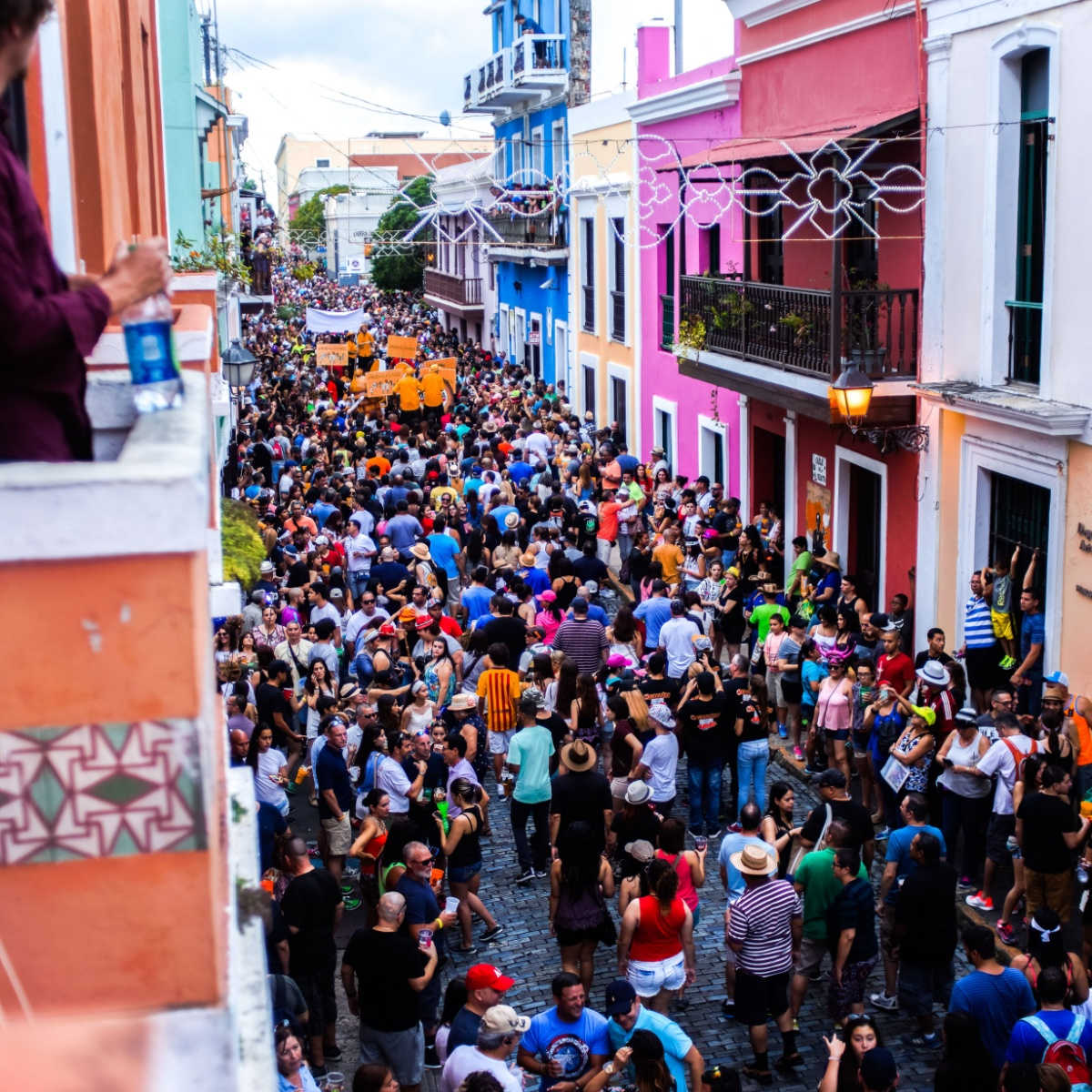 A celebration in old San Juan