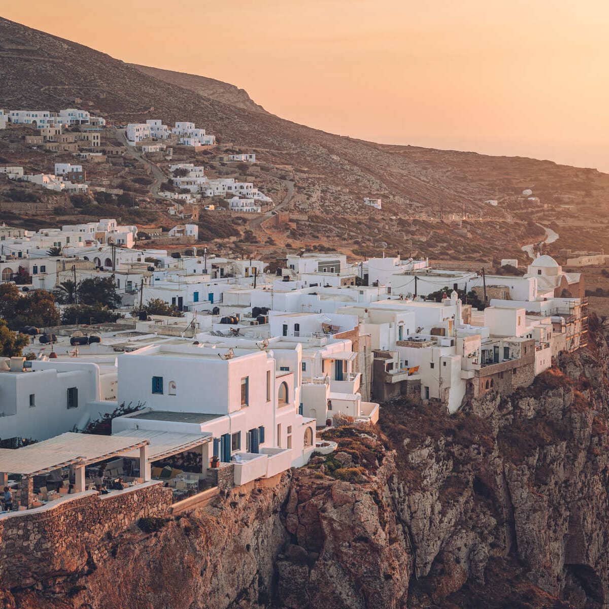 Chora In Folegandros, Greece