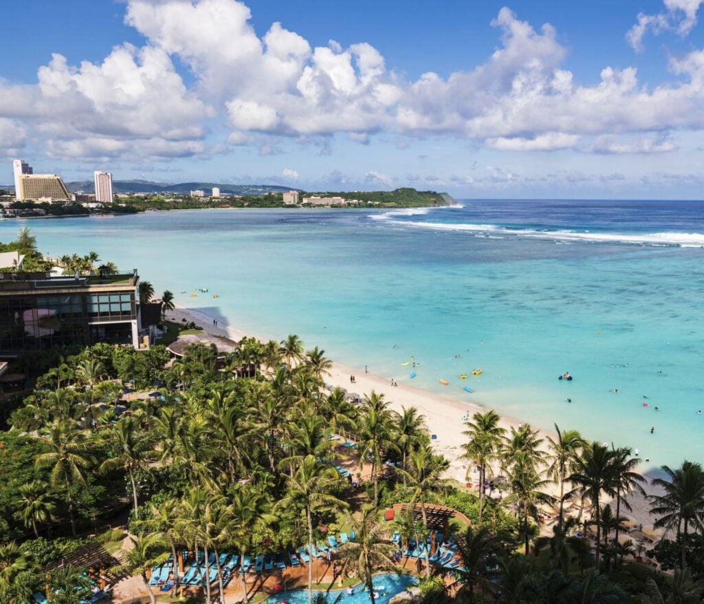 Guam Beaches Blue Water