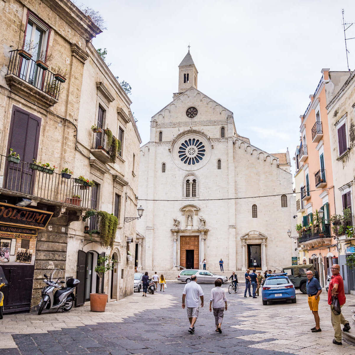 Historic Center Of Bari In Puglia, Italy