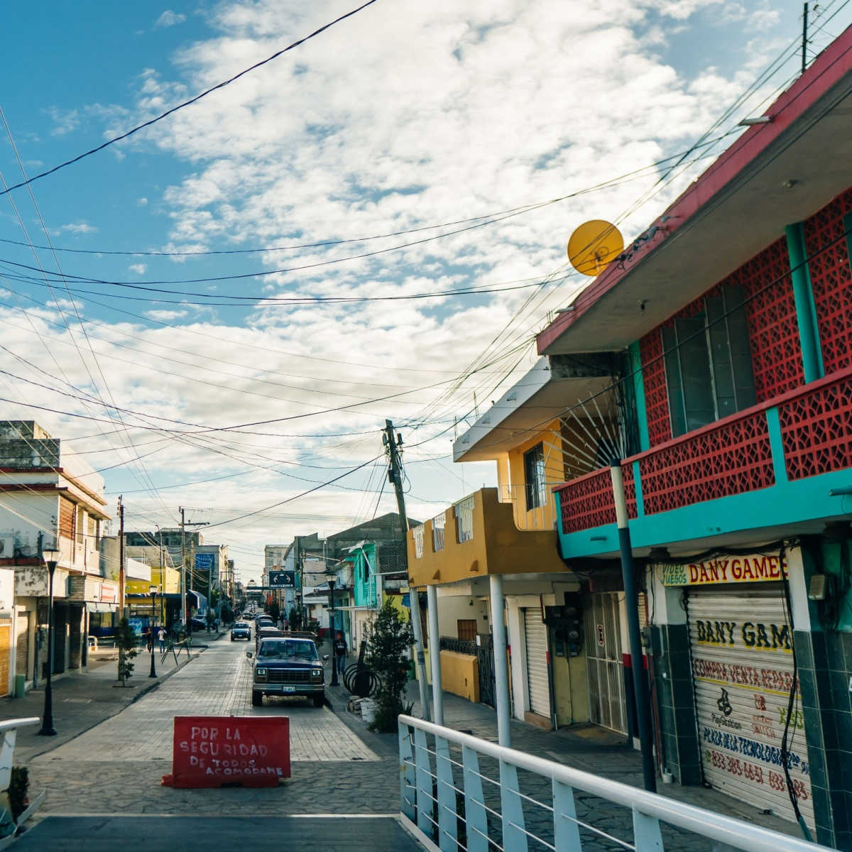 A street in Tampico, Tamaulipas. Mexico