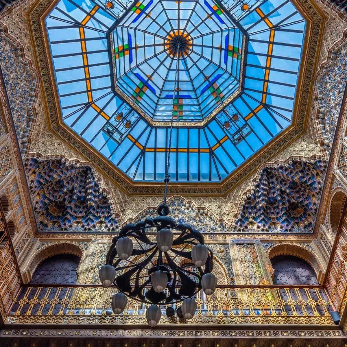 Interior Of The Murcia Royal Casino In Murcia, Spain, Southern Europe