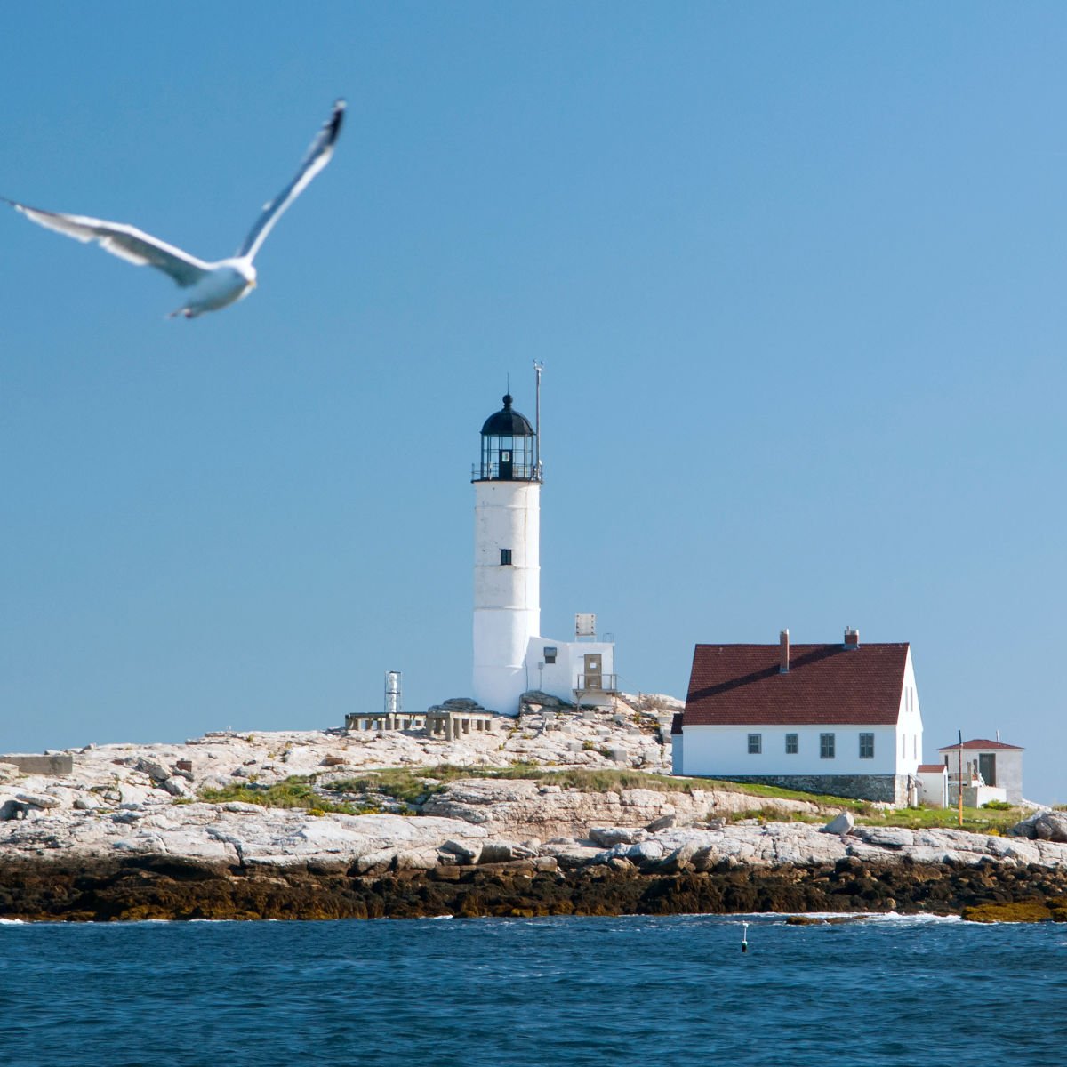 Lighthouse on White Island (Isle of Shoals), Maine