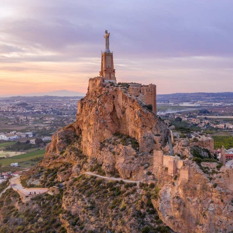 Monteagudo Castle In Murcia, Spain